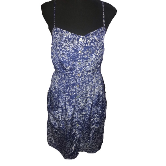Forever21 Blue And White Dress - Picture 1 of 5